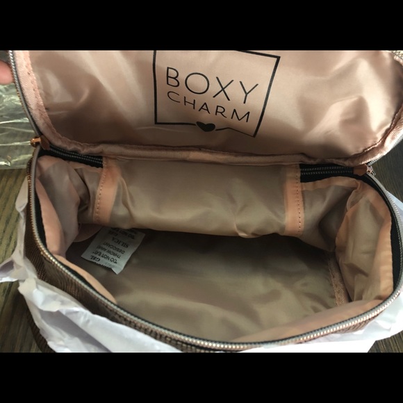 Boxycharm Train Case Travel Makeup Bag New - Picture 6 of 6